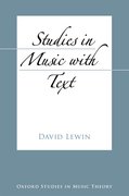 Cover for Studies in Music with Text