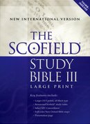 Cover for Scofield® Study Bible III, Large Print, NIV