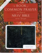 Cover for 1979 Book of Common Prayer (RCL edition) and the New Revised Standard Version Bible with Apocrypha, black