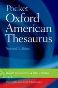 Cover for Pocket Oxford American Thesaurus, 2e - 9780195301694