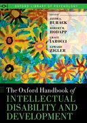 Cover for The Oxford Handbook of Intellectual Disability and Development