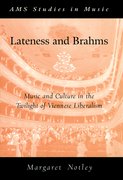 Cover for Lateness and Brahms
