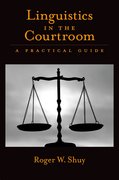 Cover for Linguistics in the Courtroom