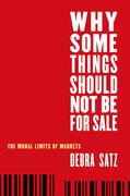 Cover for Why Some Things Should Not Be for Sale