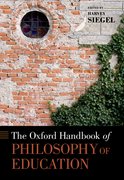 Cover for The Oxford Handbook of Philosophy of Education