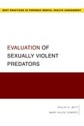 Cover for Evaluation of Sexually Violent Predators