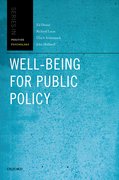 Cover for Well-Being for Public Policy