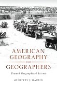 Cover for American Geography and Geographers