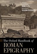 Cover for The Oxford Handbook of Roman Epigraphy