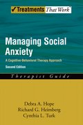 Cover for Managing Social Anxiety