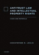 Cover for Antitrust Law and Intellectual Property Rights