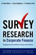 Cover for Survey Research in Corporate Finance