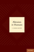 Cover for Altruism in Humans