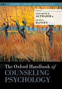 Cover for The Oxford Handbook of Counseling Psychology