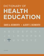 Cover for Dictionary of Health Education