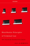 Cover for Distributive Principles of Criminal Law
