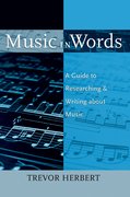 Cover for Music in Words