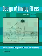Cover for Design of Analog Filters 2nd Edition