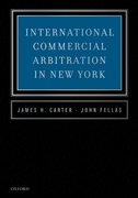 Cover for International Commercial Arbitration in New York