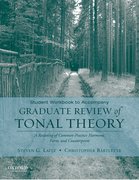 Cover for Student Workbook to Accompany Graduate Review of Tonal Theory