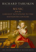 Cover for Music from the Earliest Notations to the Sixteenth Century