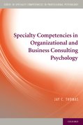 Cover for Specialty Competencies in Organizational and Business Consulting Psychology