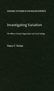 Cover for Investigating Variation