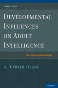 Cover for Developmental Influences on Adult Intelligence