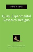 Cover for Quasi-Experimental Research Designs