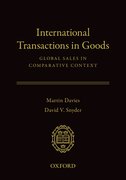 Cover for International Transactions in Goods