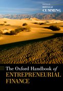 Cover for The Oxford Handbook of Entrepreneurial Finance