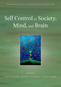 Cover for Self Control in Society, Mind, and Brain