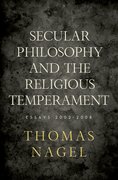 Cover for Secular Philosophy and the Religious Temperament