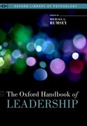 Cover for The Oxford Handbook of Leadership
