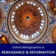 Cover for Oxford Bibliographies in Renaissance and Reformation
