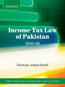 Cover for Income Tax Law of Pakistan 2008-9