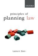 Cover for Principles of Planning Law