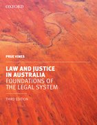 Cover for Law and Justice in Australia