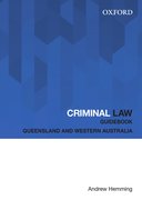 Cover for Criminal Law Guidebook: Queensland and Western Australia