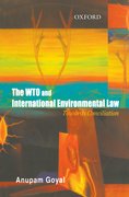 Cover for The WTO and International Environemntal Law