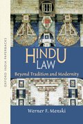 Cover for Hindu Law Beyond Tradition and Modernity