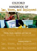 Cover for Handbook of Law, Women, and Employment in India Policies, Issues, Legislation, and Case Law