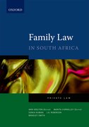 Cover for The Law of Family in South Africa