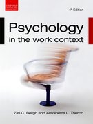 Cover for Psychology in the Work Context