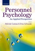 Cover for Personnel Psychology: An Applied Perspective