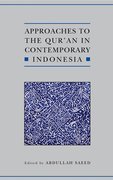 Cover for Approaches to the Qur