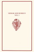 Cover for Sidrak and Bokkus, A Parallel-text Edition