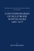 Cover for Contemporaries of Bulstrode Whitelocke, 1605-1675