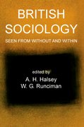 Cover for British Sociology Seen from Without and Within
