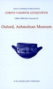 Cover for Corpus Vasorum Antiquorum, Great Britain Fascicule 24, Oxford Ashmolean Museum, Fascicule 4